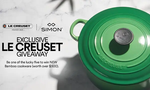 Le Creuset Simon Bamboo Cookware Giveaway (5 Winners)