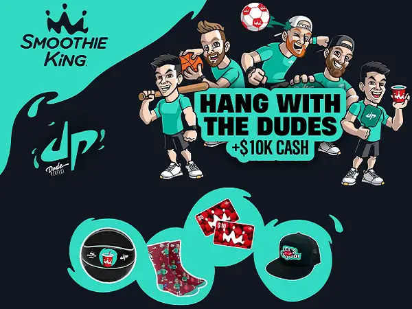 Smoothie King Trick Shot Sweepstakes: Win $10k Cash or 20000+ Instant Win Prizes!