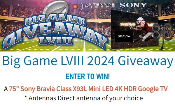Win Antennas Direct Sony Google TV Giveaway