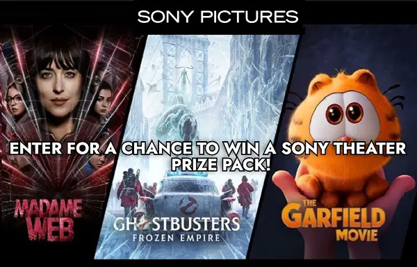 Sony Pictures Movie Giveaway: Win Home Theater Pack, Free Movie Tickets, TV & More