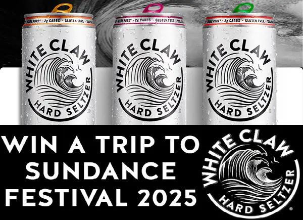 White Claw Hard Seltzer Sundance Film Festival Tickets Giveaway