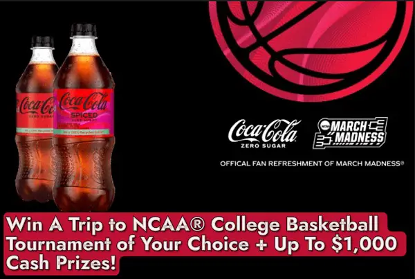 Swish It Sweepstakes: Win a Trip to NCAA College Basketball Tournament & $1K Cash