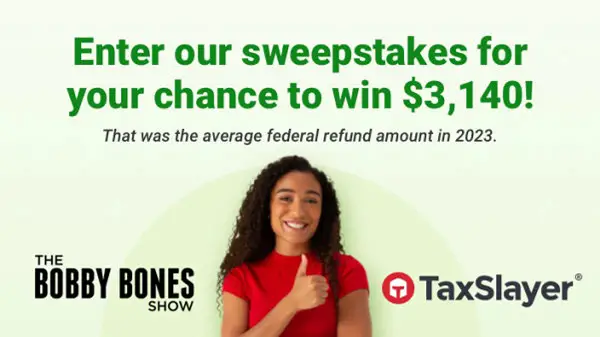 Win $3,140 TaxSlayer Cash Giveaway