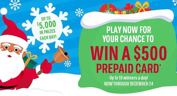 Children's Place Holiday Countdown Instant Win Game: Win $500 Prepaid Gift Card (Daily 10 Winners)