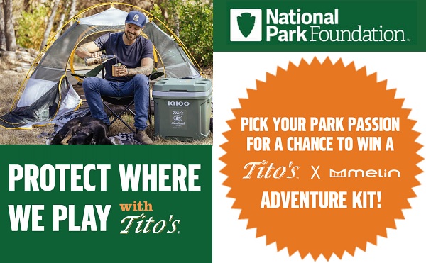 Tito's Environmental Camping Kit Giveaway (150 Winners)