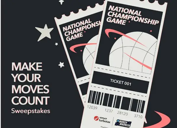 TurboTax Make Your Moves Count Sweepstakes: Win Trip to Attend NCAA Men’s Basketball Tournament