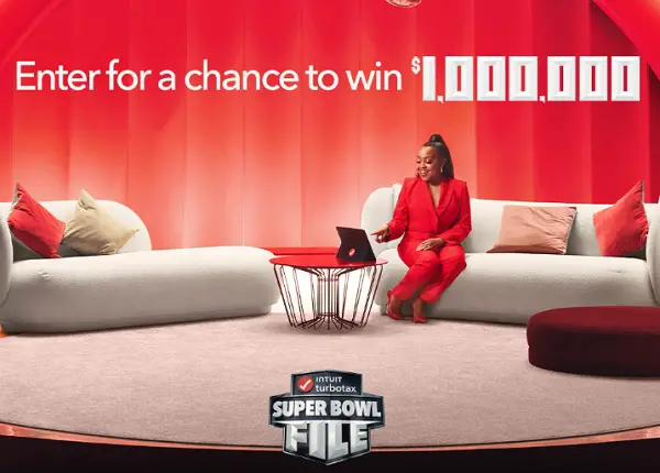 TurboTax Super Bowl Giveaway: Win $1,000,000 Million Cash!