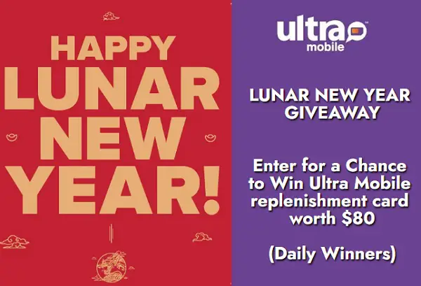 Ultra Mobile Lunar New Year Giveaway: Win Mobile Replenishment Card Daily