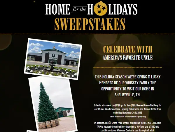Uncle Nearest Home for the Holidays Sweepstakes: Win Trip to Nashville!