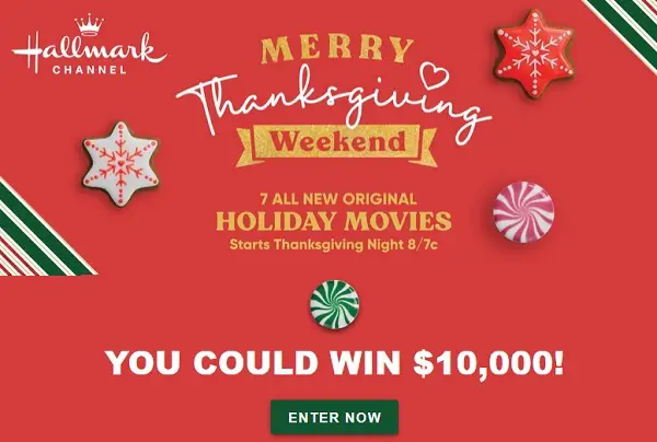 Valpak Hallmark Channel Sweepstakes: Win $10000 Cash for Holiday