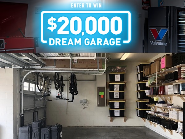 Valvoline $20000 Dream Garage Makeover Sweepstakes