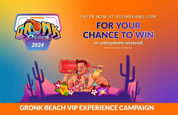 Voomerang Gronk Beach Weekend Getaway Giveaway