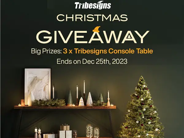 Win Console Table in Tribesigns Christmas Giveaway (3 Winners)