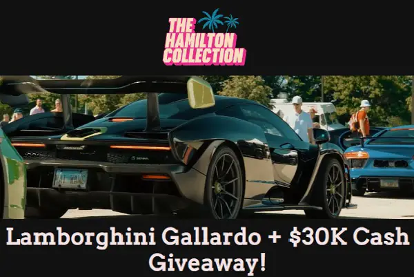 Win Lamborghini Gallardo & $30K Cash Giveaway