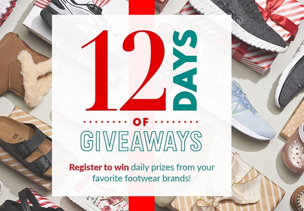 Win Shoes in 12 Days of Giveaways (12 Winners)
