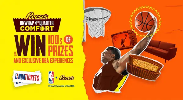 Reese’s Instant Win Giveaway: Win a Trip to NBA Game & Free Seat Cushion (200+ Winners)