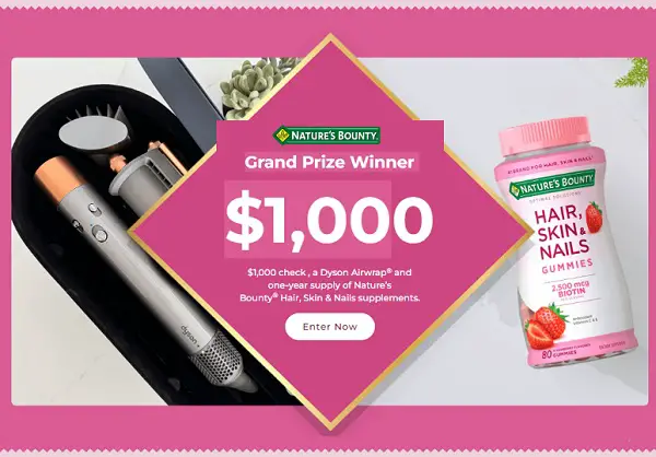 Nature’s Bounty Women Who Shine Daily Challenge: Win 200+ Prizes