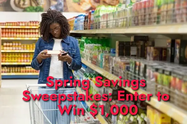 Spring Saving Sweepstakes: Win $1000 Gift Card for Shopping