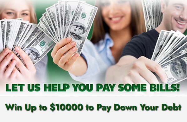 Win $13000 in Cash Prizes to Pay Down Your Debt