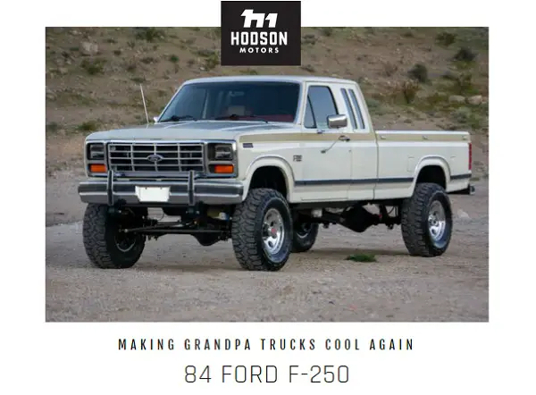1984 Ford F250 Giveaway: Win Ford Truck or $35,000 Cash Prize