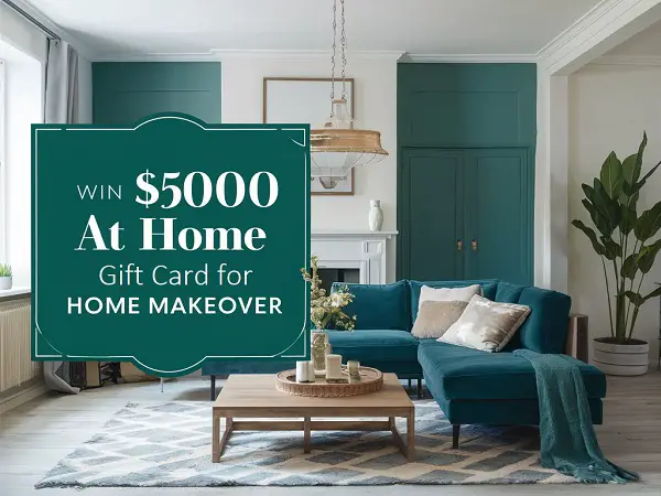 Win $5000 At Home Gift Card for Home Makeover