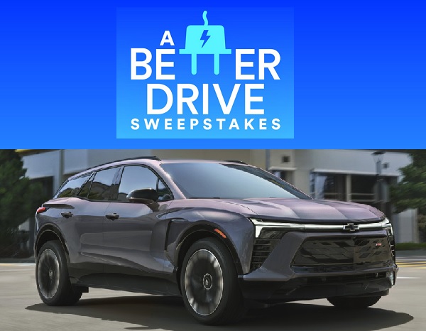 A Better Drive Sweepstakes: Win Chevrolet Blazer EV, $10 Gift Cards, $50 Vouchers & Coupons