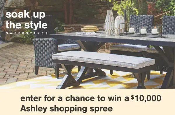 Ashley Furniture $10000 Shopping Spree Giveaway