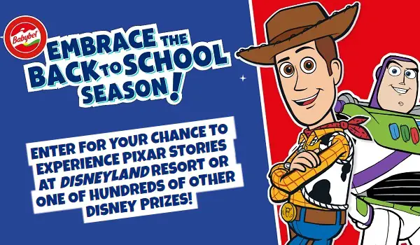 Babybel Back to School Giveaway: Win Disneyland Resort Vacation and More (752 Winners)