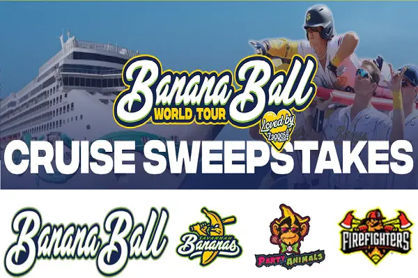 Bananaball Cruise Giveaway: Win Cruise Trip & Free Tickets to Savannah Bananas Miami Game & More