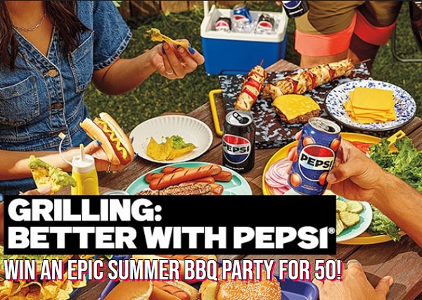 Better with Pepsi Giveaway: Win an Epic Summer BBQ Party for 50!