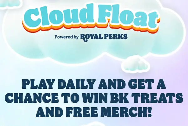 Burger King Cloud Float Instant Win Game (3851 Prizes)