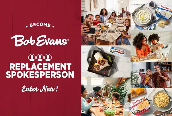 Bob Evans Video Contest: Win Free Products for a Year & Spokesperson Position
