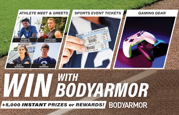 Bodyarmor Summer Giveaway: Win a Trip, Meet Celebrity, Xbox Series Gaming Console & More
