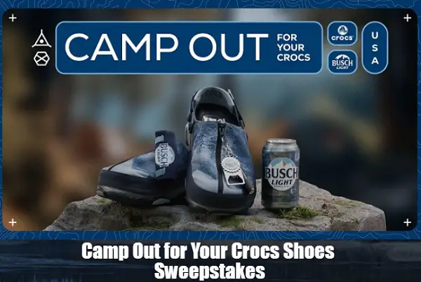 Busch Crocs Shoes Giveaway: Win Free Pairs of Clogs or Sandals (50 Winners)