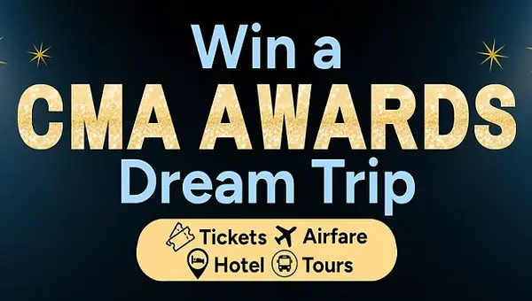 Music Choice CMA Awards Dream Trip Sweepstakes 2026 – Win a $4,000 Nashville Trip