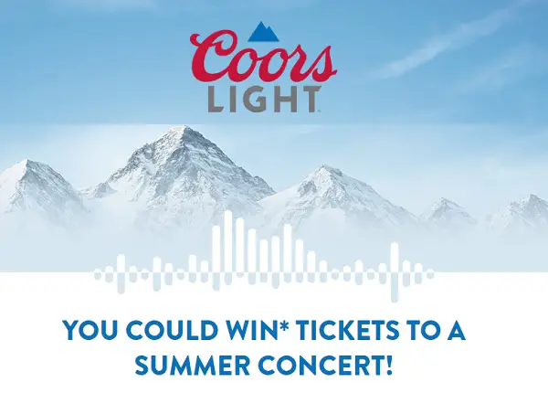 Coors Light Summer Giveaway: Instant Win Free Trips & Tickets to Lainey Wilson Concert & More