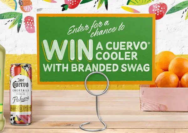 Win Cuervo Cooler Giveaway (90 Monthly Prizes)