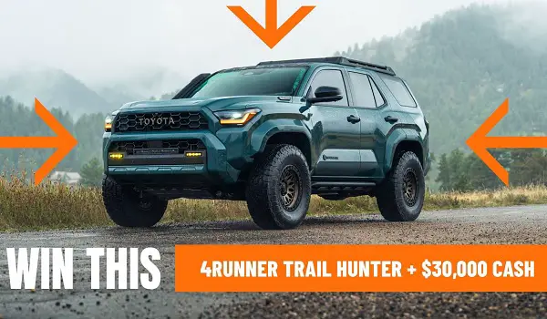 Enrforce Toyota Giveaway – Win a Tacoma TRD Pro + $30,000 Cash