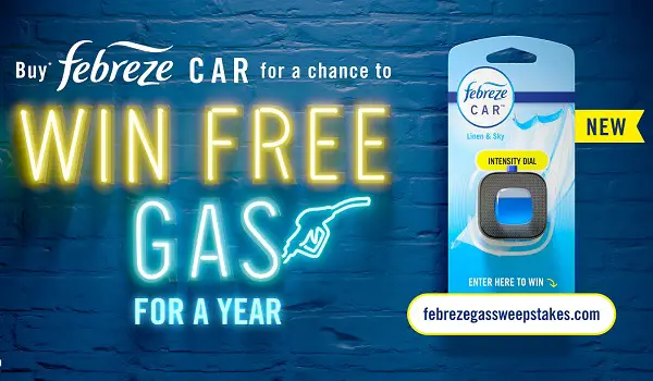 Win Free Gas for a Year Giveaway! (100 Winners)