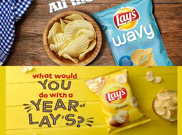 Frito-Lay Free Chips Giveaway: Win Free Lay’s Products (25 Winners)