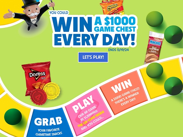 Frito-Lay Play Together, Win Together Instant Win Game (56 Winners)