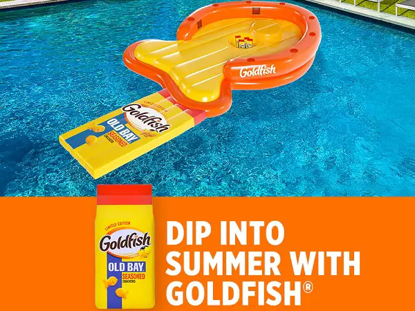 Goldfish Summer House Sweepstakes: Win Inflatable Floatie and Free Snacks ! (100 Winners)