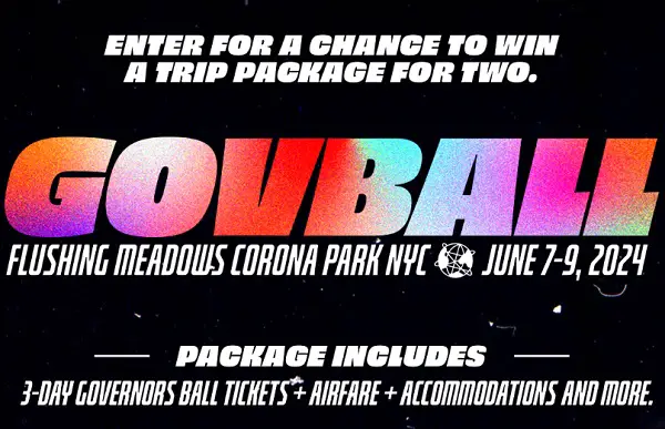 Governors Ball Music Festival Trip Giveaway