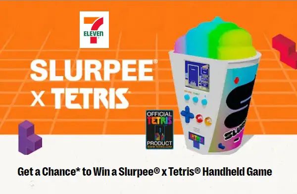 7-Eleven Slurpee Tetris Handheld Gaming Device Giveaway (2K+ Winners)