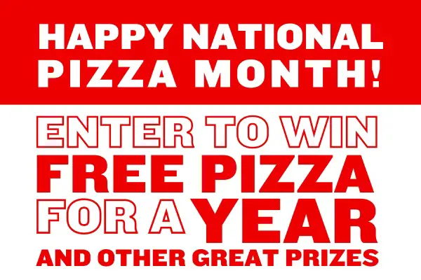 Hunt Brothers Pizza Free Pizza for a Year Sweepstakes – Win a $650 Pizza Gift Card