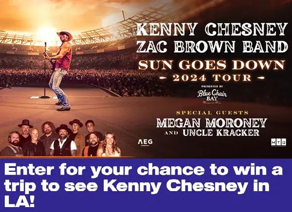 SiriusXM Sun Goes Down Tour Kenny Chesney Concert Trip Giveaway