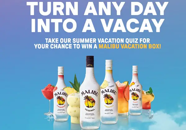 Malibu Rum 100 Days of Summer Sweepstakes (100 Winners)