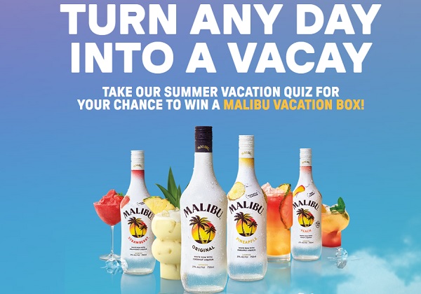 Malibu Rum 100 Days of Summer Sweepstakes (100 Winners)