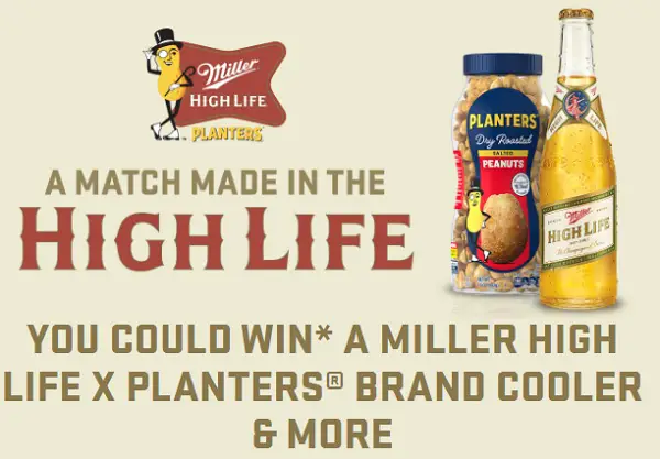 Match Made in the High Life Summer Giveaway: Instant Win $25 Cash, Planters Coolers & More