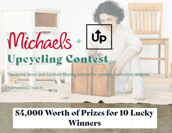Michaels Up Paint Upcycle Contest: Win Cash Prizes up to $500